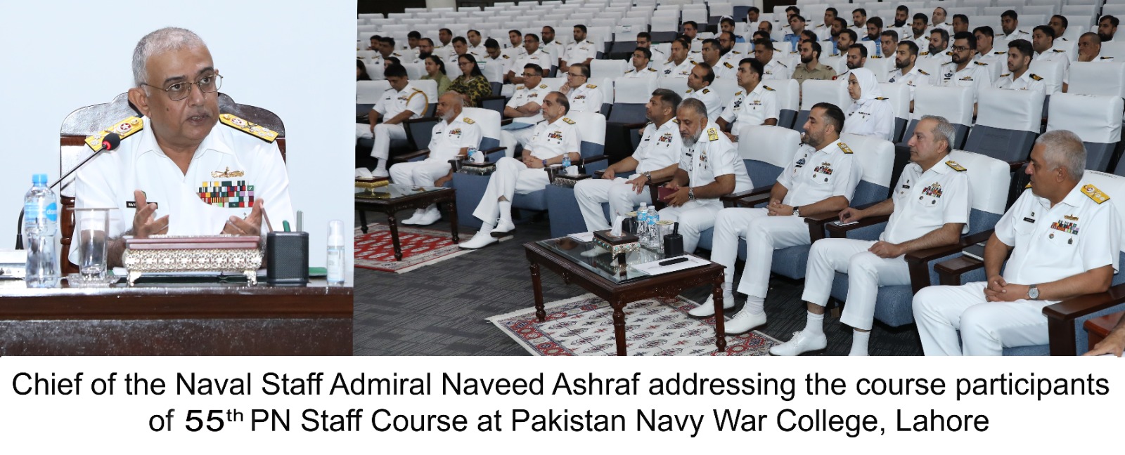 Chief of Naval Staff Emphasizes Need for Future-Ready Workforce at PN War College