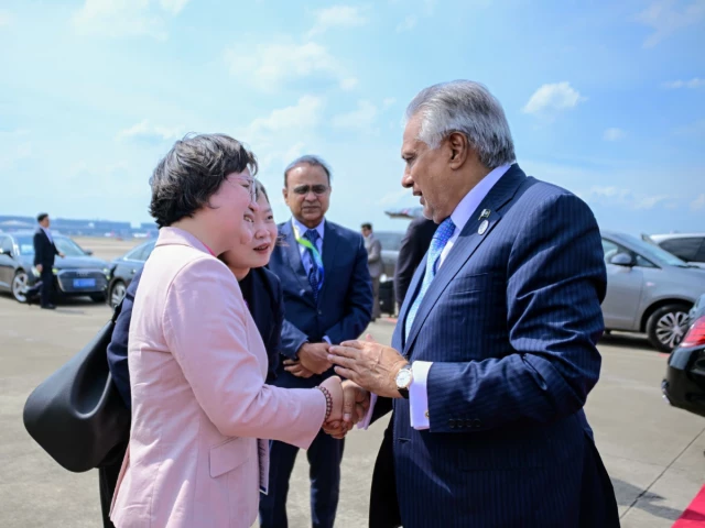 Dar concludes Shanghai visit after signing WAICO agreement, holding talks with Wang Yi